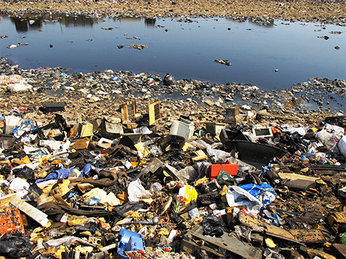 Photo of e-waste in Ghana 