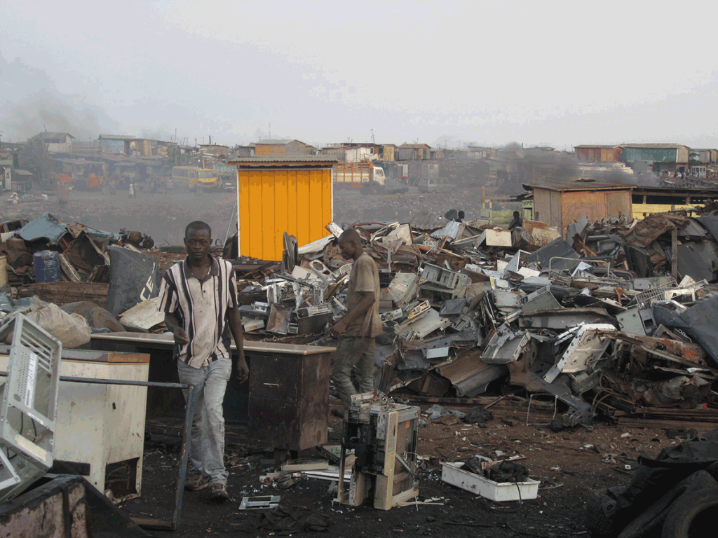 Agbogbloshie, Ghana The largest ewaste dumping site in the world